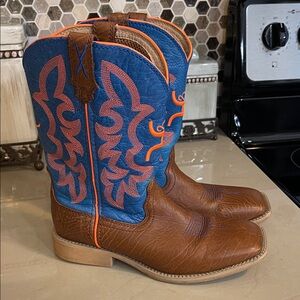 Twisted X Kids' Hooey leather boots size 4M